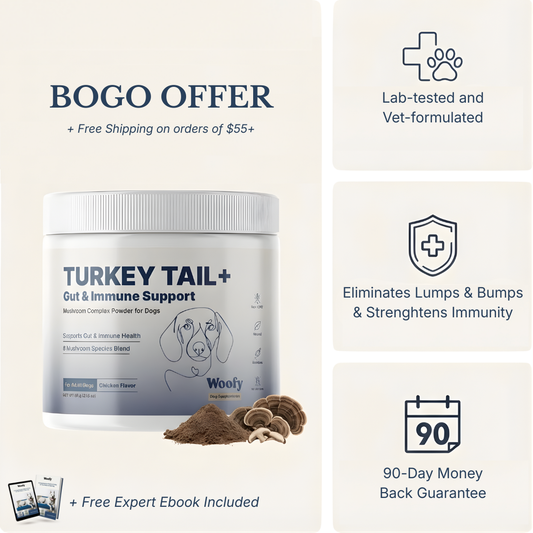 Woofy Turkey Tail+ for Dogs