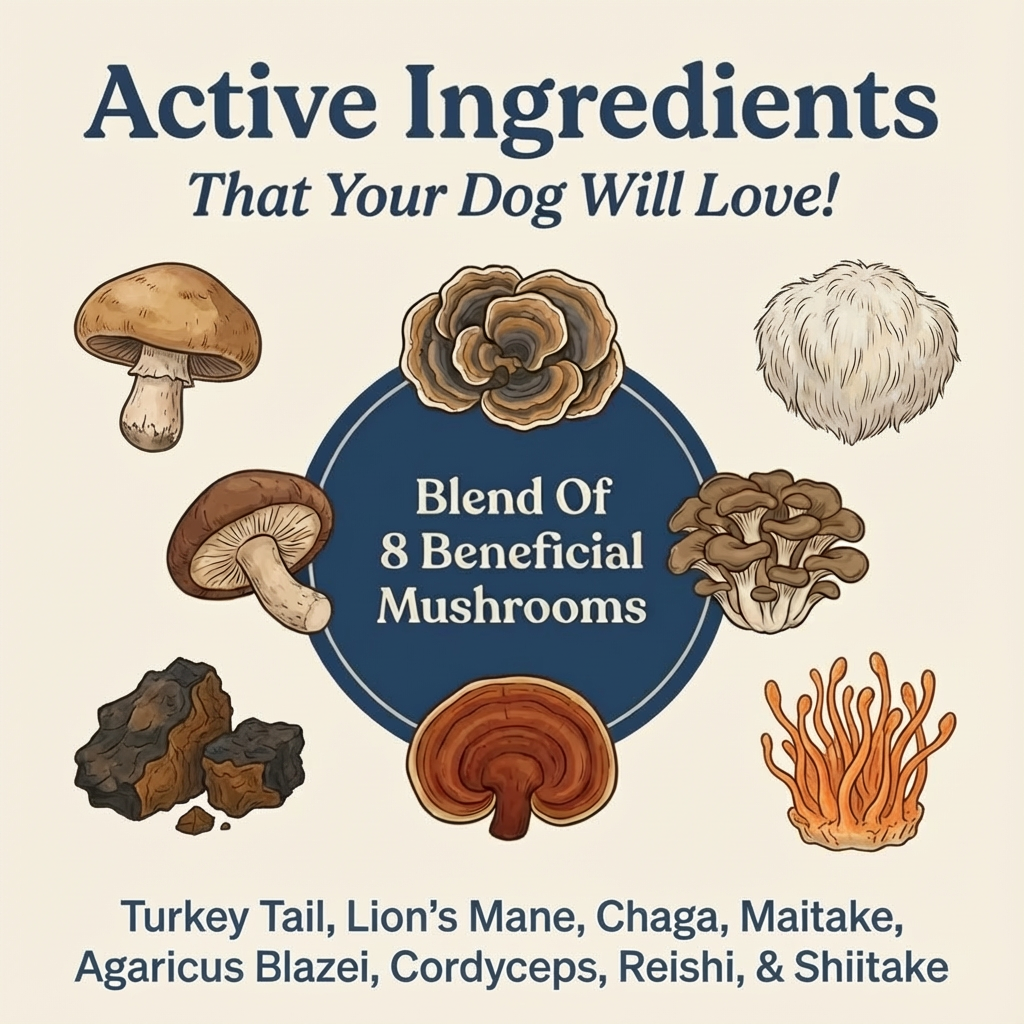 Woofy Turkey Tail+ for Dogs