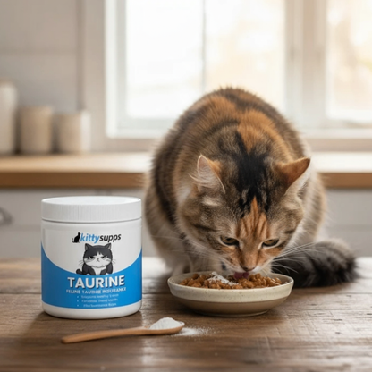 Stop the Silent Deficiency Before You See the Signs with Kittysupps™ Taurine Supplement