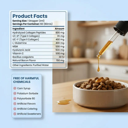 Golden Paws™ Premium Liquid Collagen for Dog