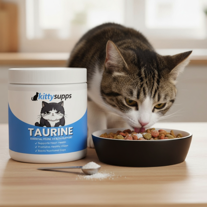 Stop the Silent Deficiency Before You See the Signs with Kittysupps™ Taurine Supplement