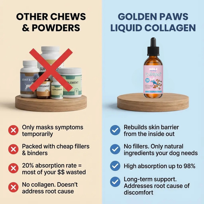 Golden Paws™ Premium Liquid Collagen for Dog