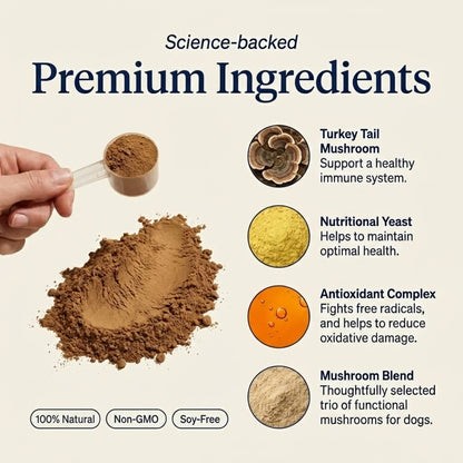 Woofy Turkey Tail+ for Dogs